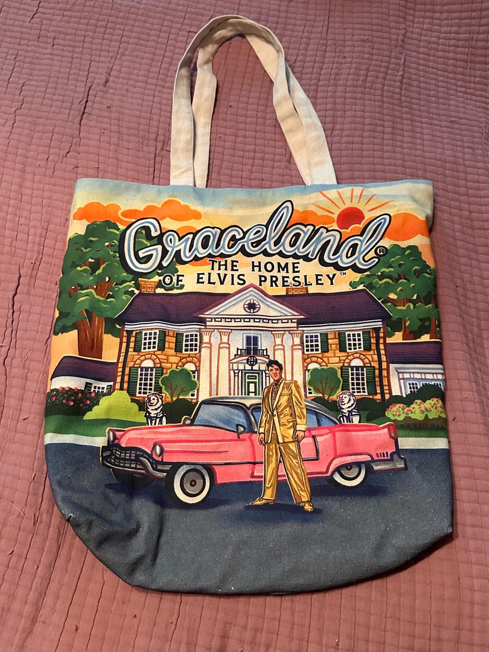 Official Graceland Elvis Presley Tote Bag